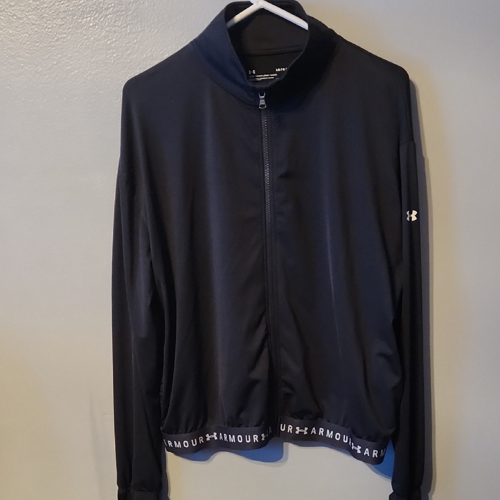 Under Armour Black Full-Zip Sweatshirt